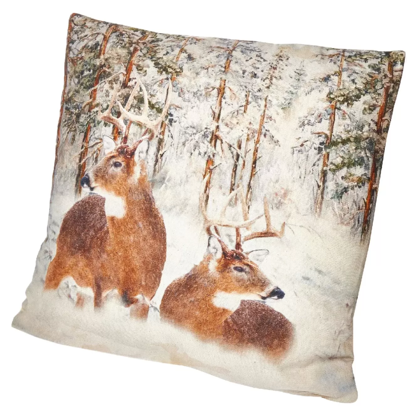 Textilien | Weihnachtsgeschenke>NANU-NANA Kissen Hirsch/Schnee, 45 X 45 Cm