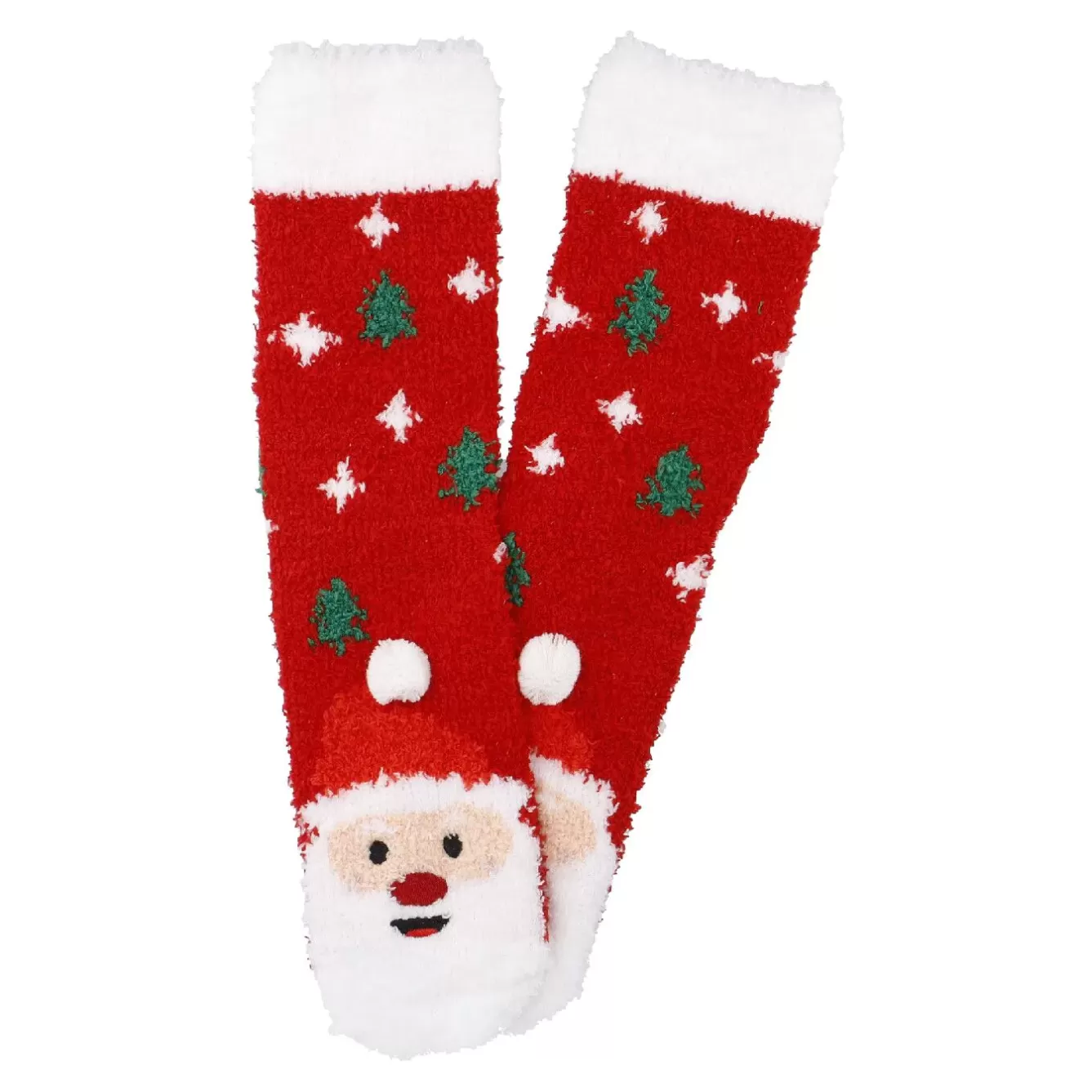 Fashion | Weihnachtsoutfit>NANU-NANA Kuschelsocken 3D/Xmas, Weihnachtsmann