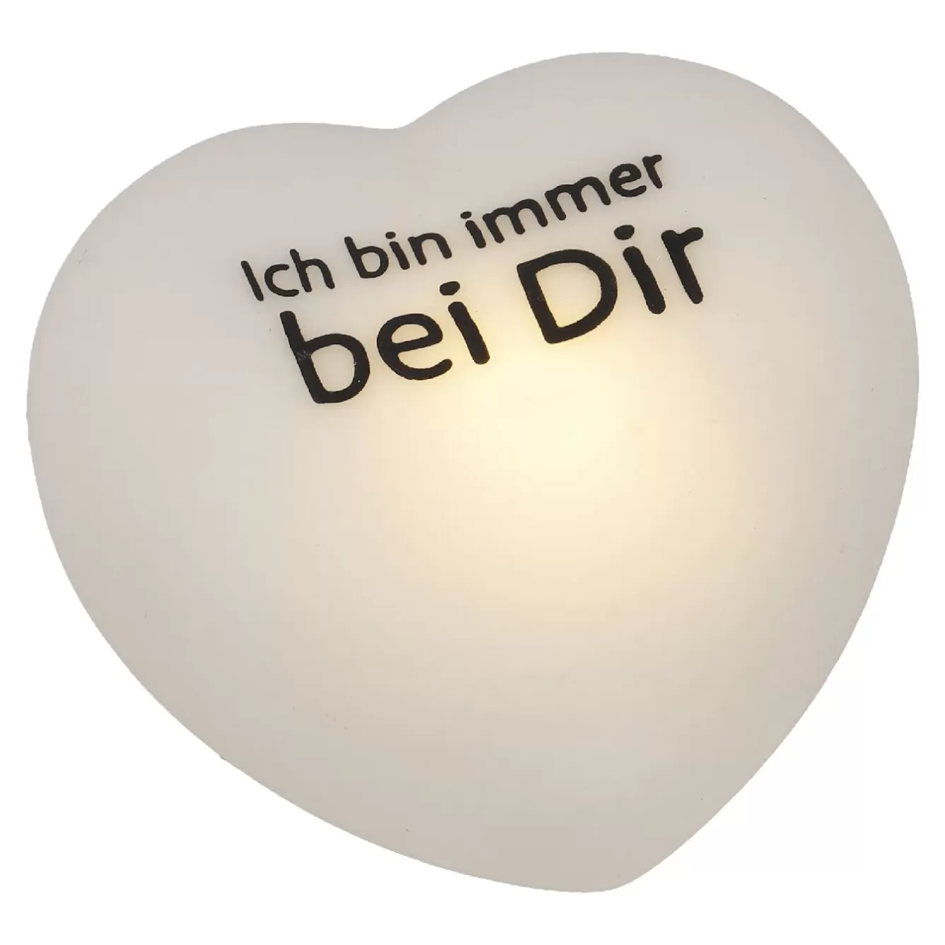 Geschenkideen | Lichterwelt>NANU-NANA LED-Herz Mit Spruch, Bei Dir, Weiß