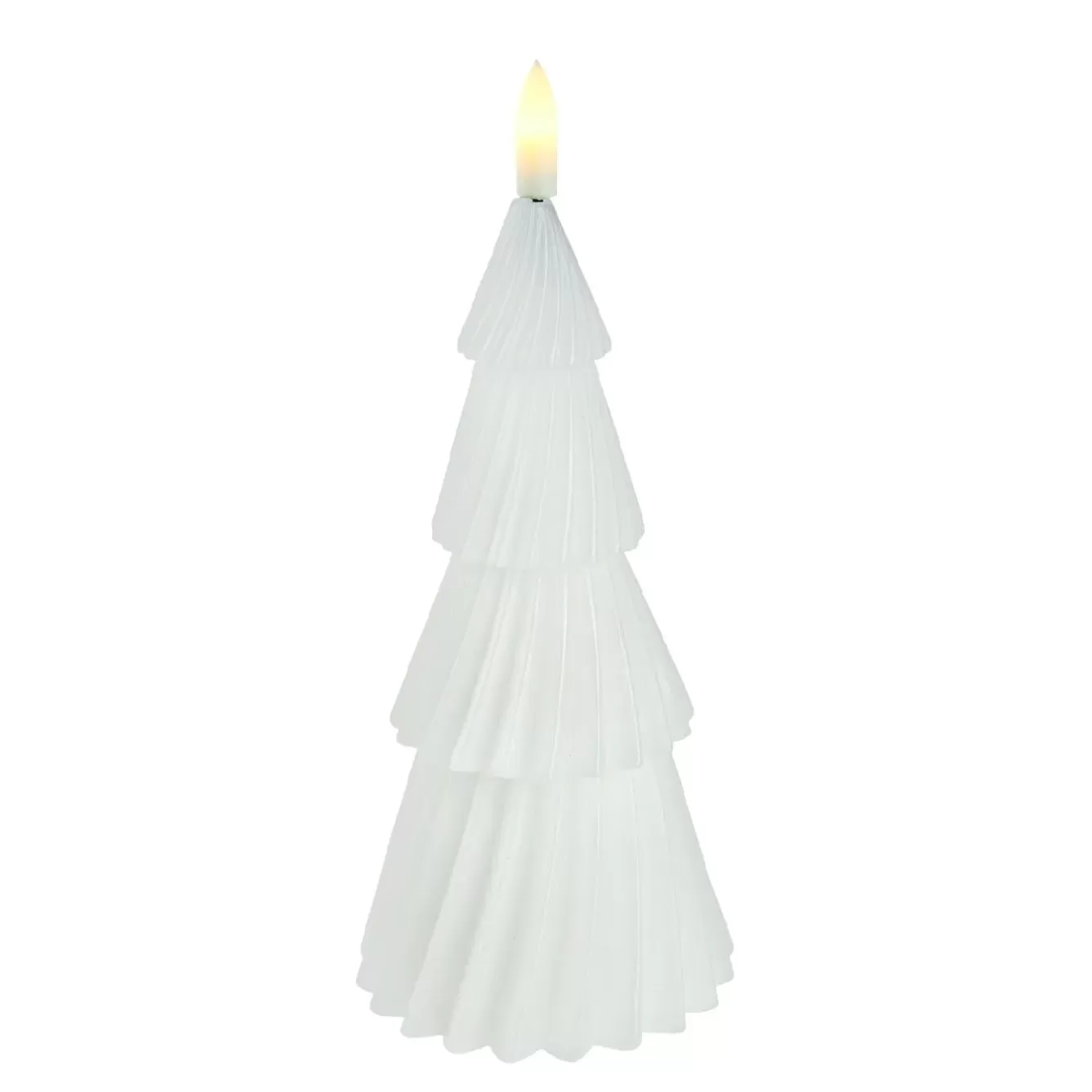 Lichterwelt | Kerzen & Kerzenständer>NANU-NANA LED-Kerze Tanne, Weiß, 23 Cm