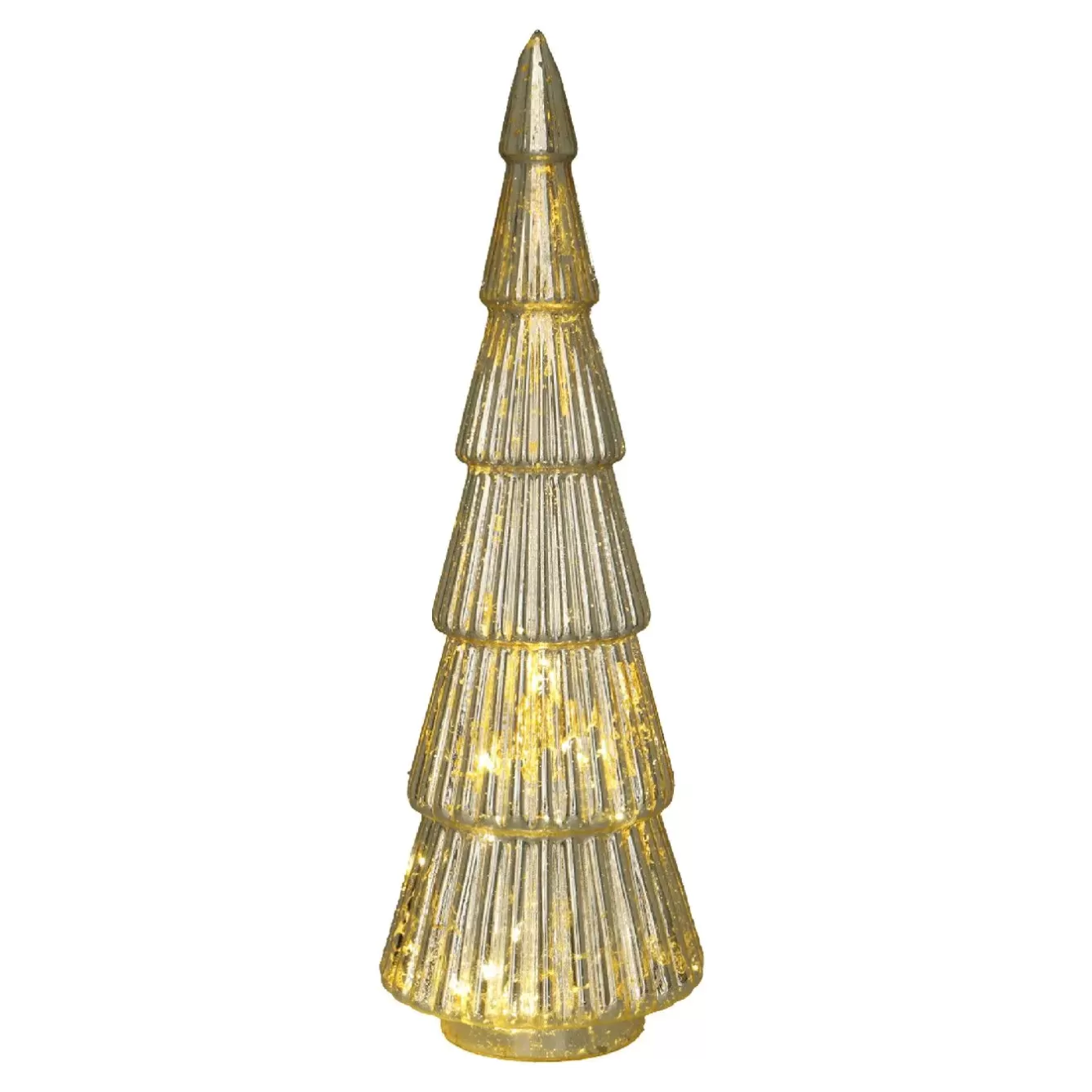 Lichterwelt | Weihnachtsbeleuchtung>NANU-NANA LED-Tanne Metallic, Transparent, 31 Cm