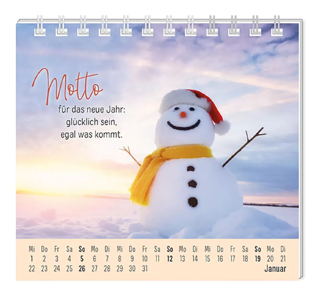 Kalender & Planer | Weihnachtsgeschenke>NANU-NANA Mini-Tischkalender 2025, Eine Extraportion Glück