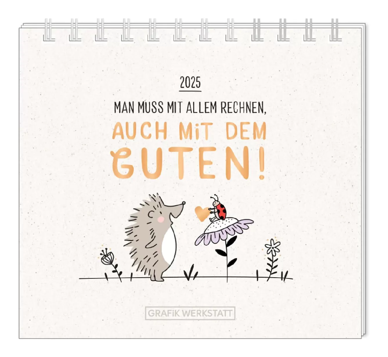 Kalender & Planer | Weihnachtsgeschenke>NANU-NANA Mini-Tischkalender 2025, Man Muss Mit Allem Rechnen