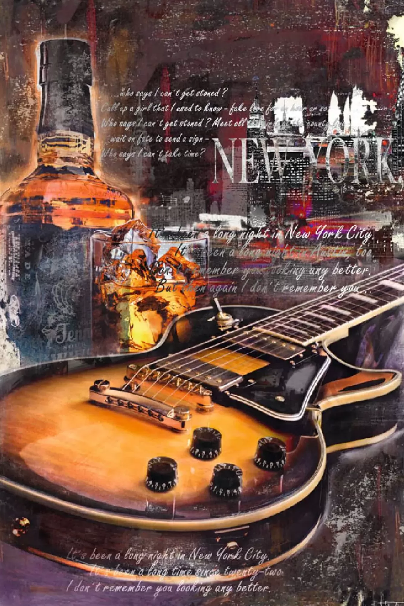 Poster>NANU-NANA Poster Guitar Blues Night One, Nr. 139