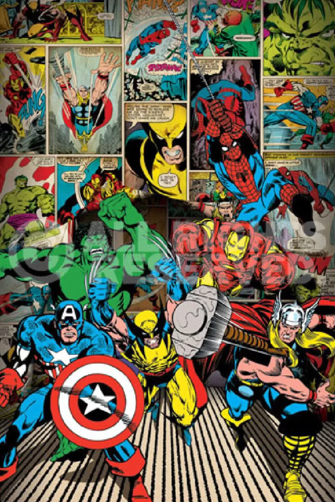 Poster>NANU-NANA Poster Here Come The Heroes, Nr. 136