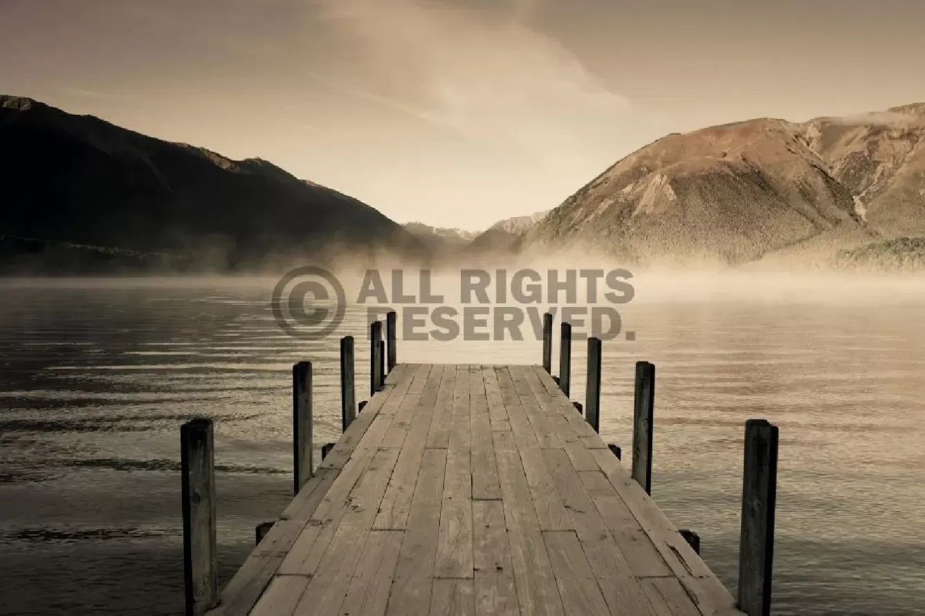 Poster>NANU-NANA Poster Jetty - Lake Rotoiti, Nr. 174