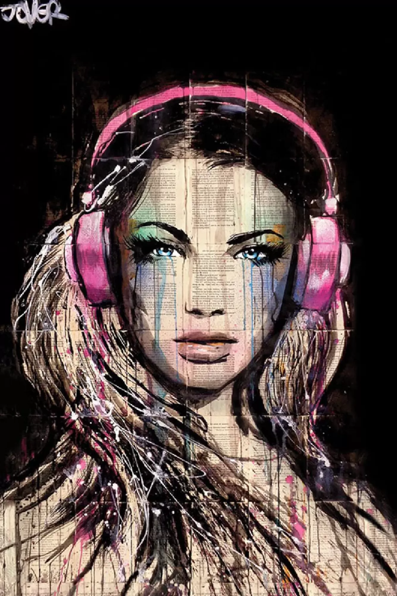 Poster>NANU-NANA Poster Loui Jover - Dj Girl, Nr. 58