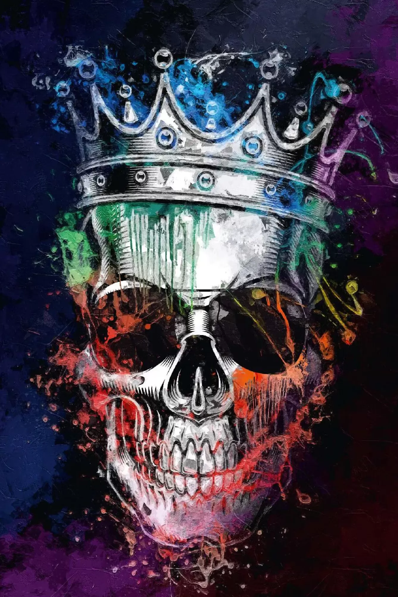 Poster | Weihnachtsgeschenke>NANU-NANA Poster Skull Crown, Nr. 99