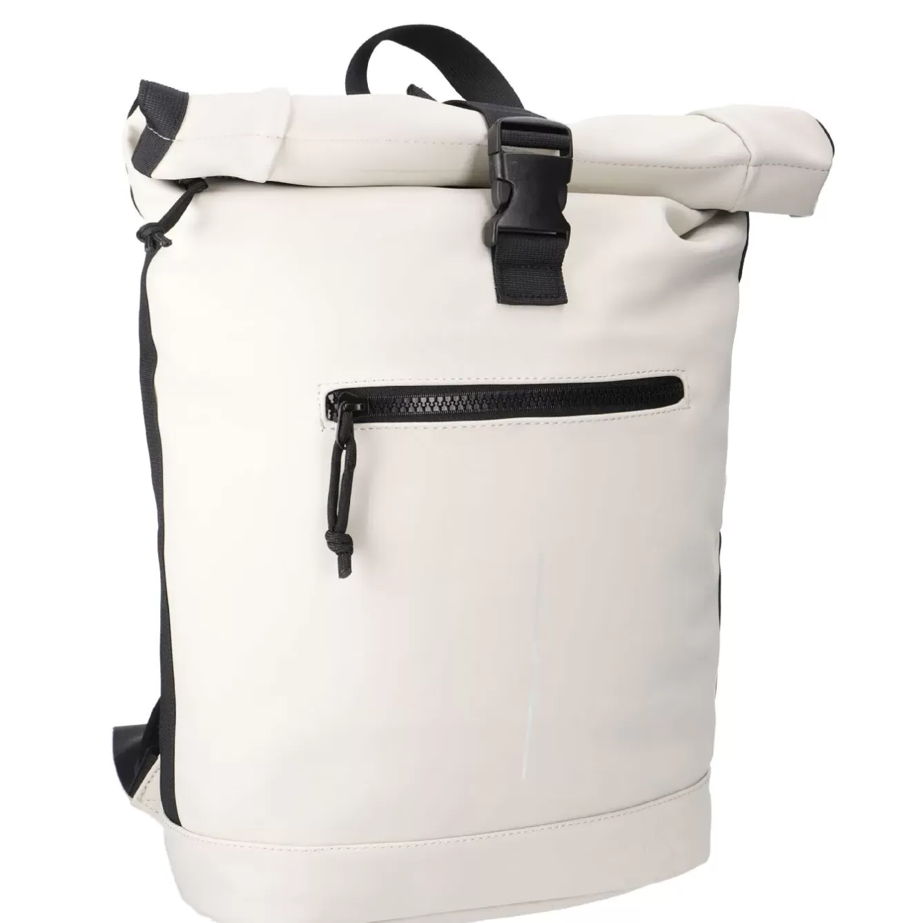 Geschenkideen | Rucksäcke>NANU-NANA Rucksack Rolltop Mit Reflektor, Beige, 16 Liter