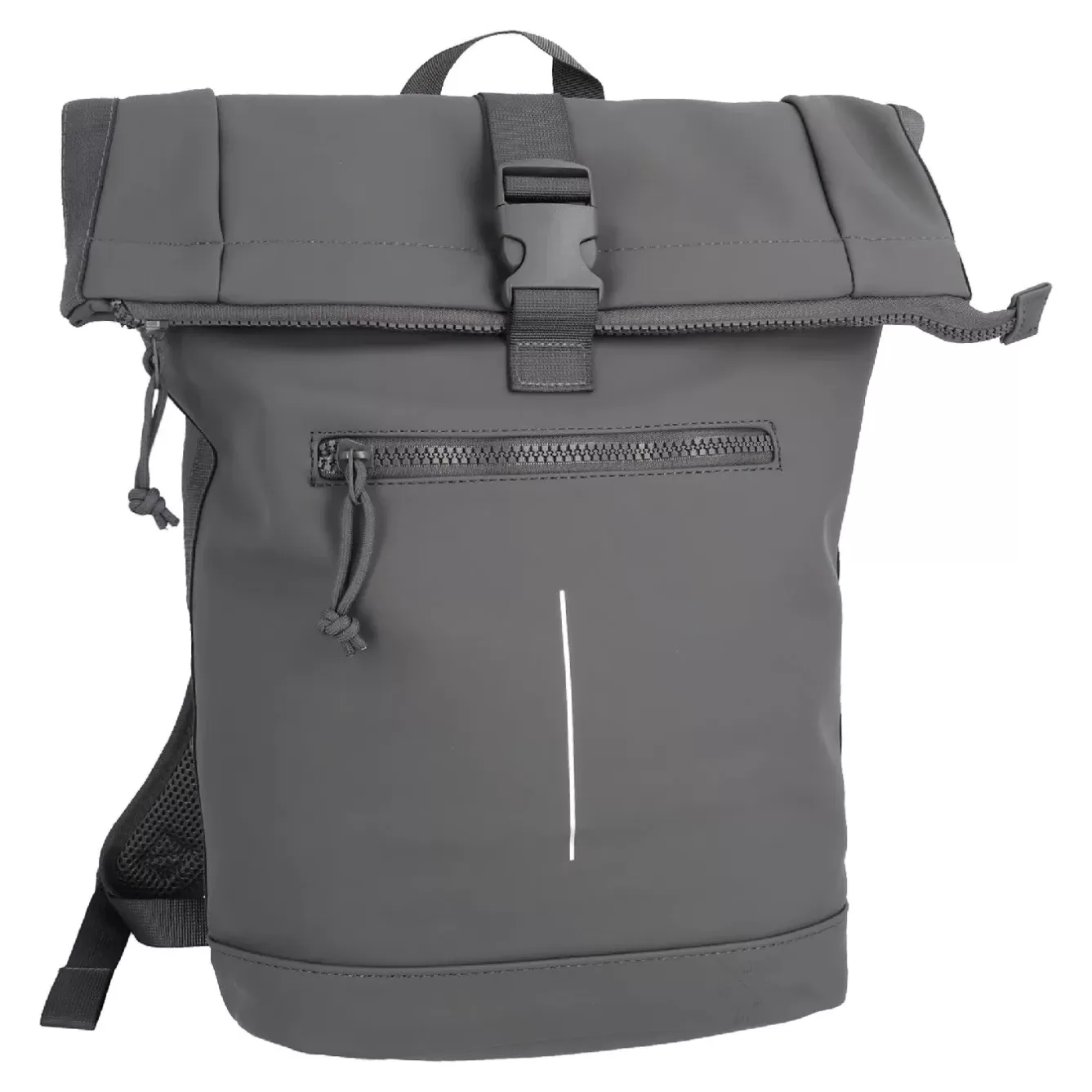 Geschenkideen | Reisen>NANU-NANA Rucksack Rolltop Mit Reflektor, Dunkelgrau, 16 Liter