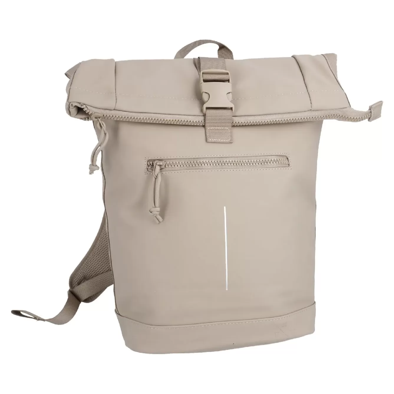 Geschenkideen | Rucksäcke>NANU-NANA Rucksack Rolltop Mit Reflektor, Taupe, 16 Liter