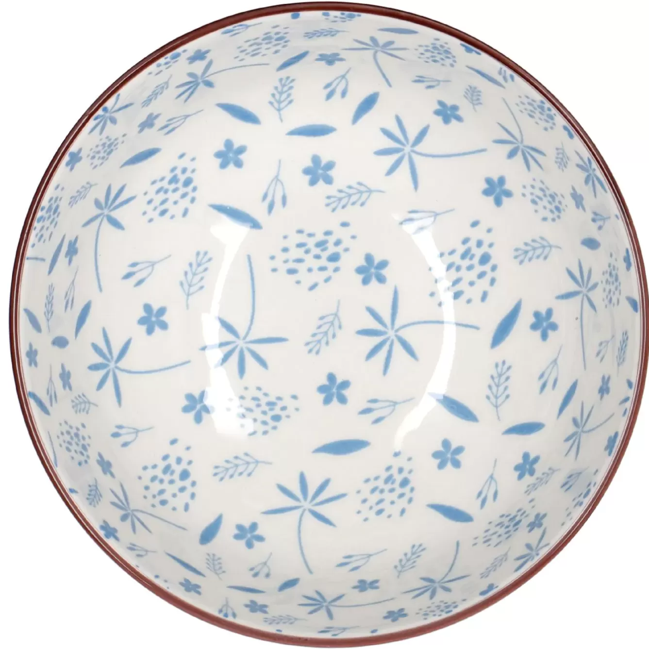 Küche>NANU-NANA Schale China, 680 Ml, Blau, Gräser, 15 Cm