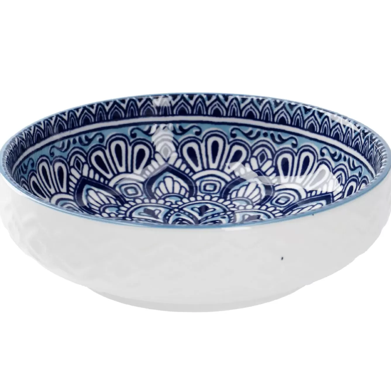 Küche>NANU-NANA Schale China, Flach, Blau/hellblau, 12 Cm