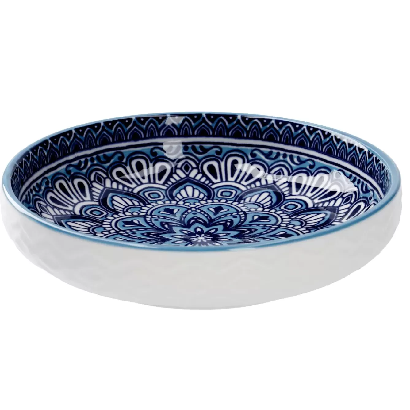 Küche>NANU-NANA Schale China, Flach, Blau/hellblau, 15 Cm