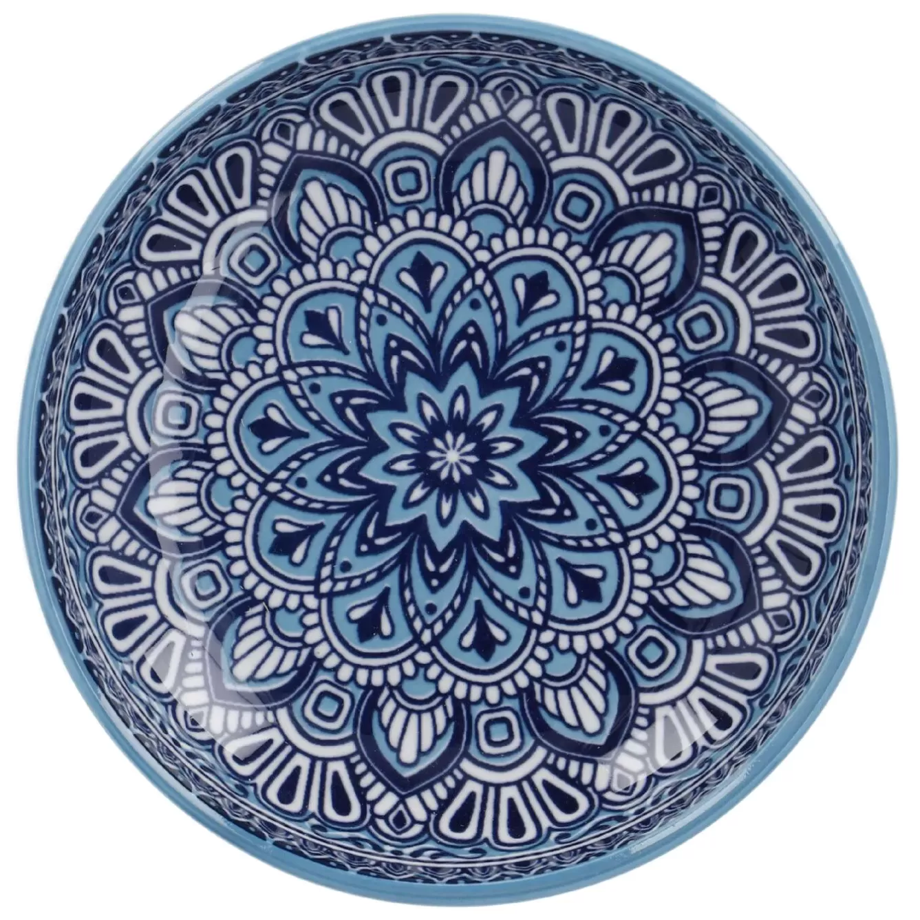 Küche>NANU-NANA Schale China, Flach, Blau/hellblau, 15 Cm