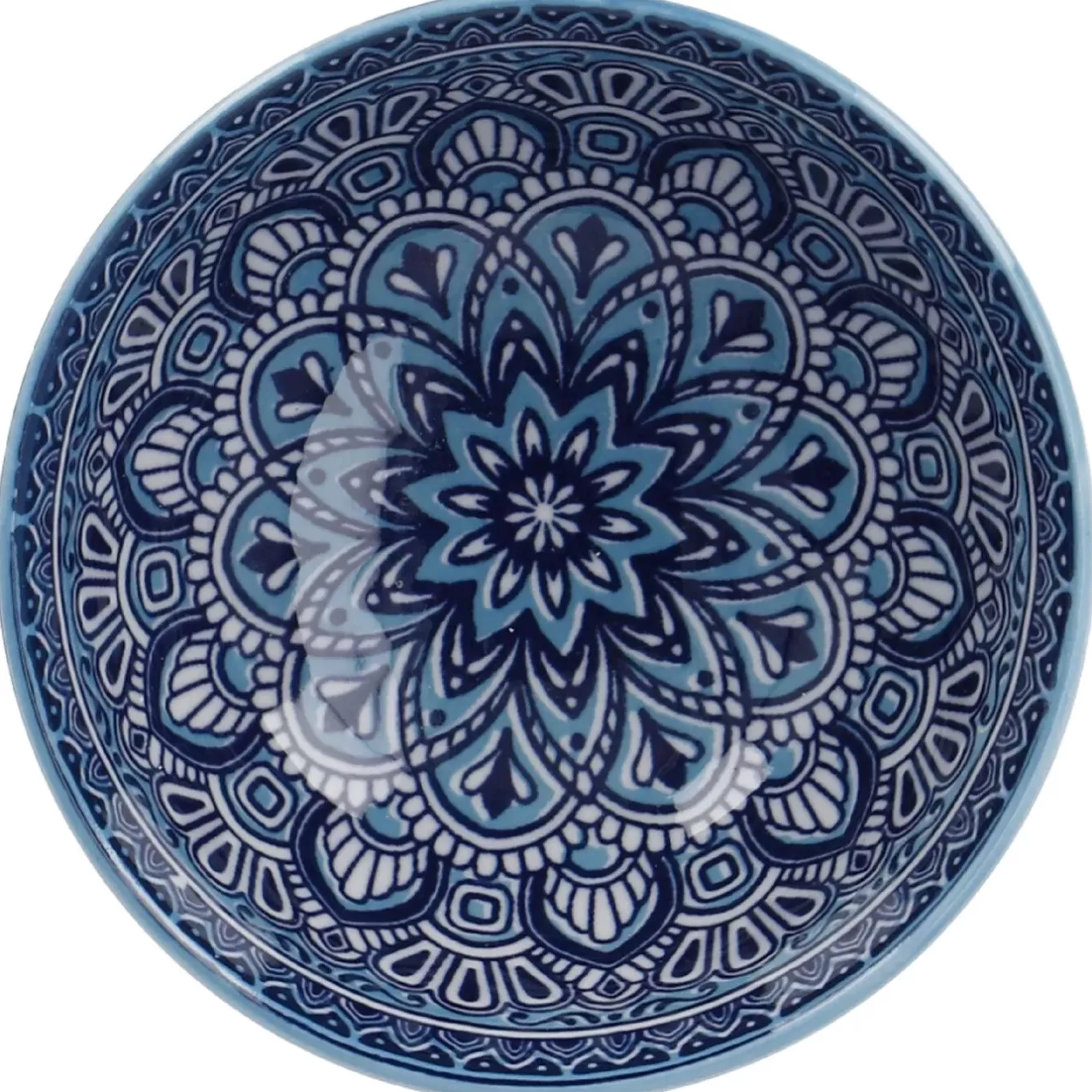 Küche>NANU-NANA Schale China, Hoch, Blau/hellblau, 9.5 Cm