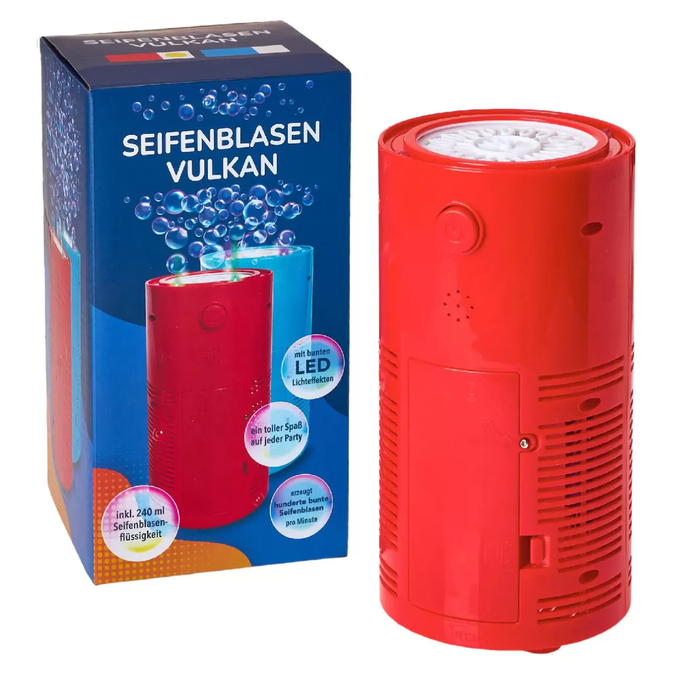 Geschenkideen | Spielzeug>NANU-NANA Seifenblasen-Säule, Rot, 21 Cm