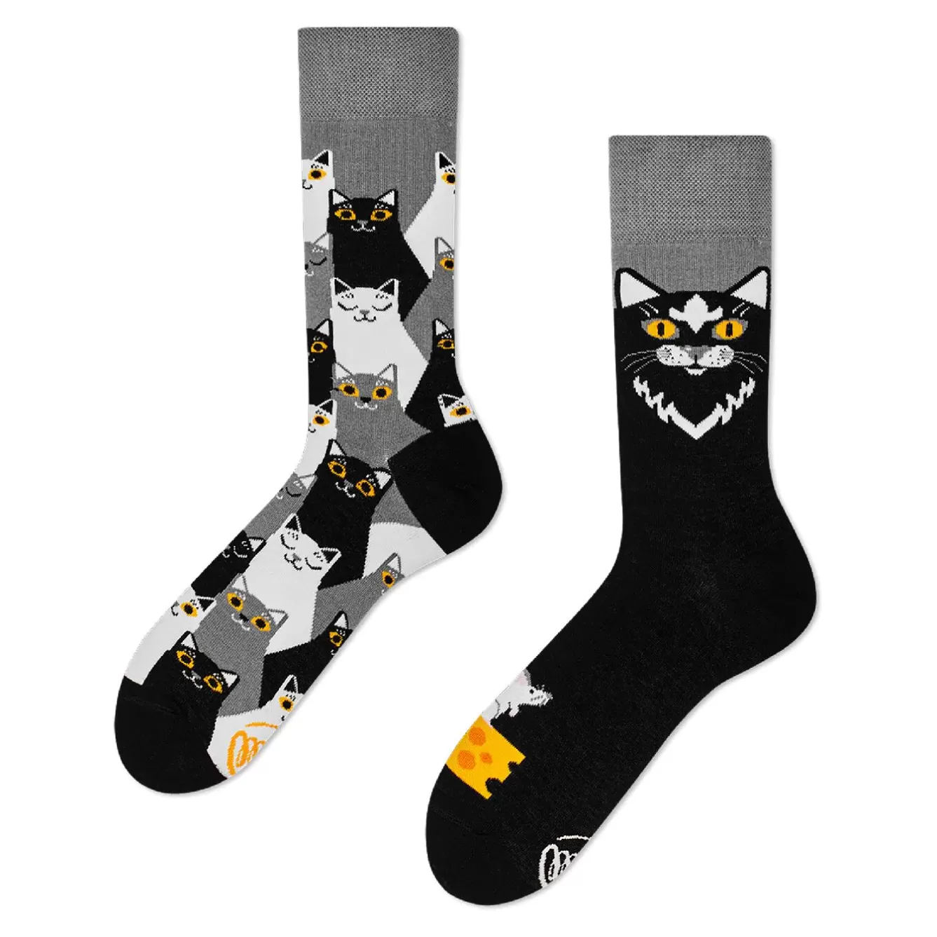 Geschenkideen | Fashion>NANU-NANA Socken, Black Cat, Gr. 35-38