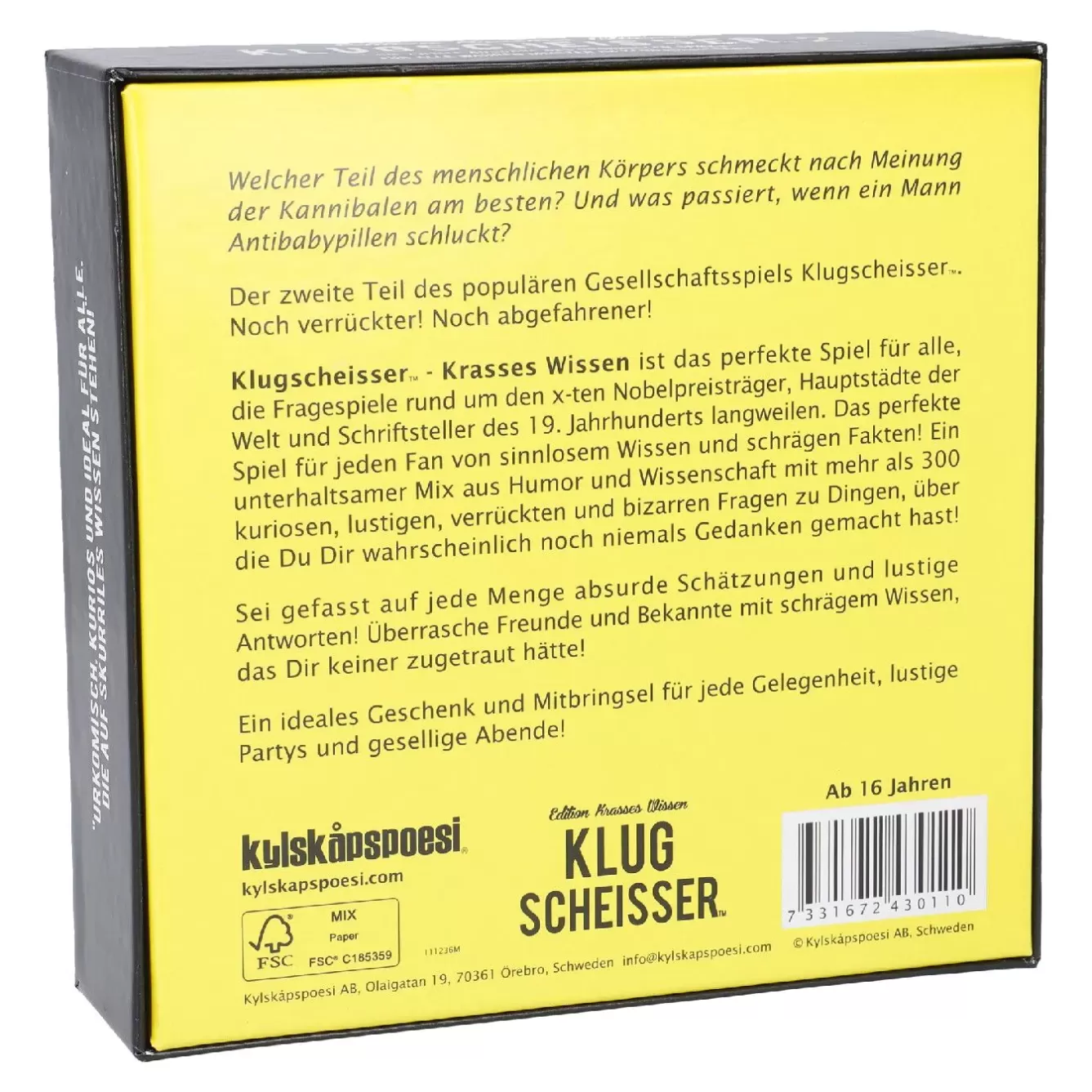 Spiele | Weihnachtsgeschenke>NANU-NANA Spiel Klugscheisser, Krasses Wissen