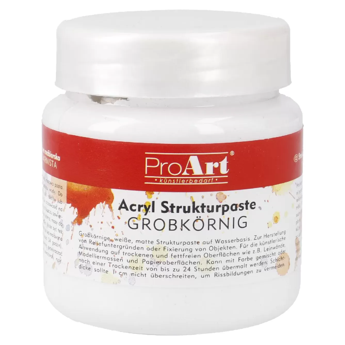 Jga | Malereibedarf>NANU-NANA Strukturpaste, Grobkörnig, 250 Ml