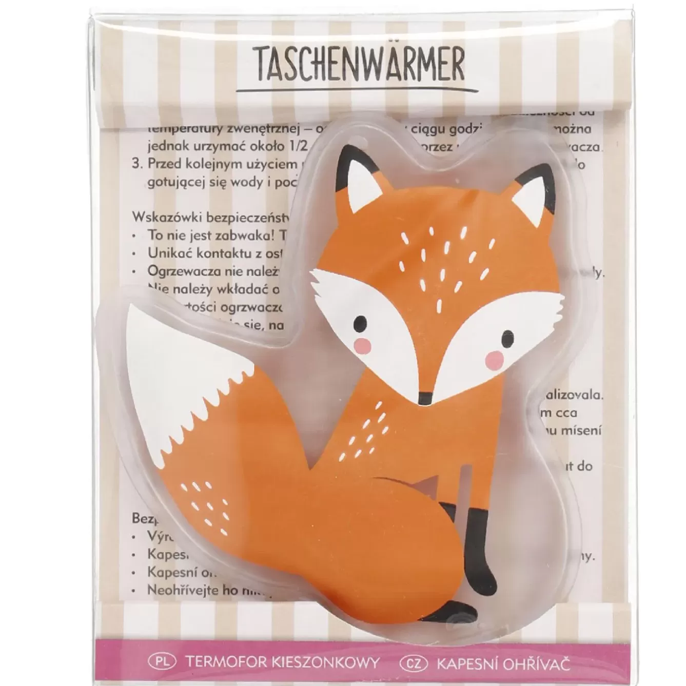 Geschenkideen | Reisen>NANU-NANA Taschenwärmer Fuchs, 12 Cm