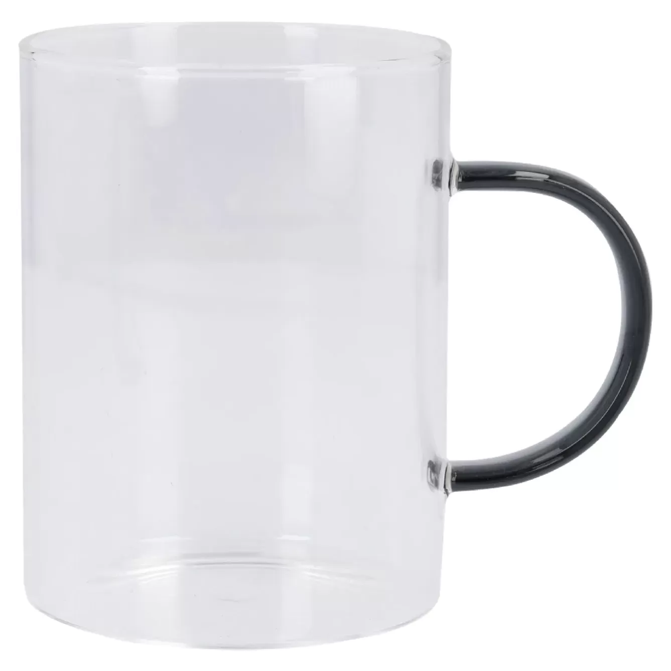 Küche>NANU-NANA Teeglas Boro, Farbhenkel/dunkelgrau, 400 Ml