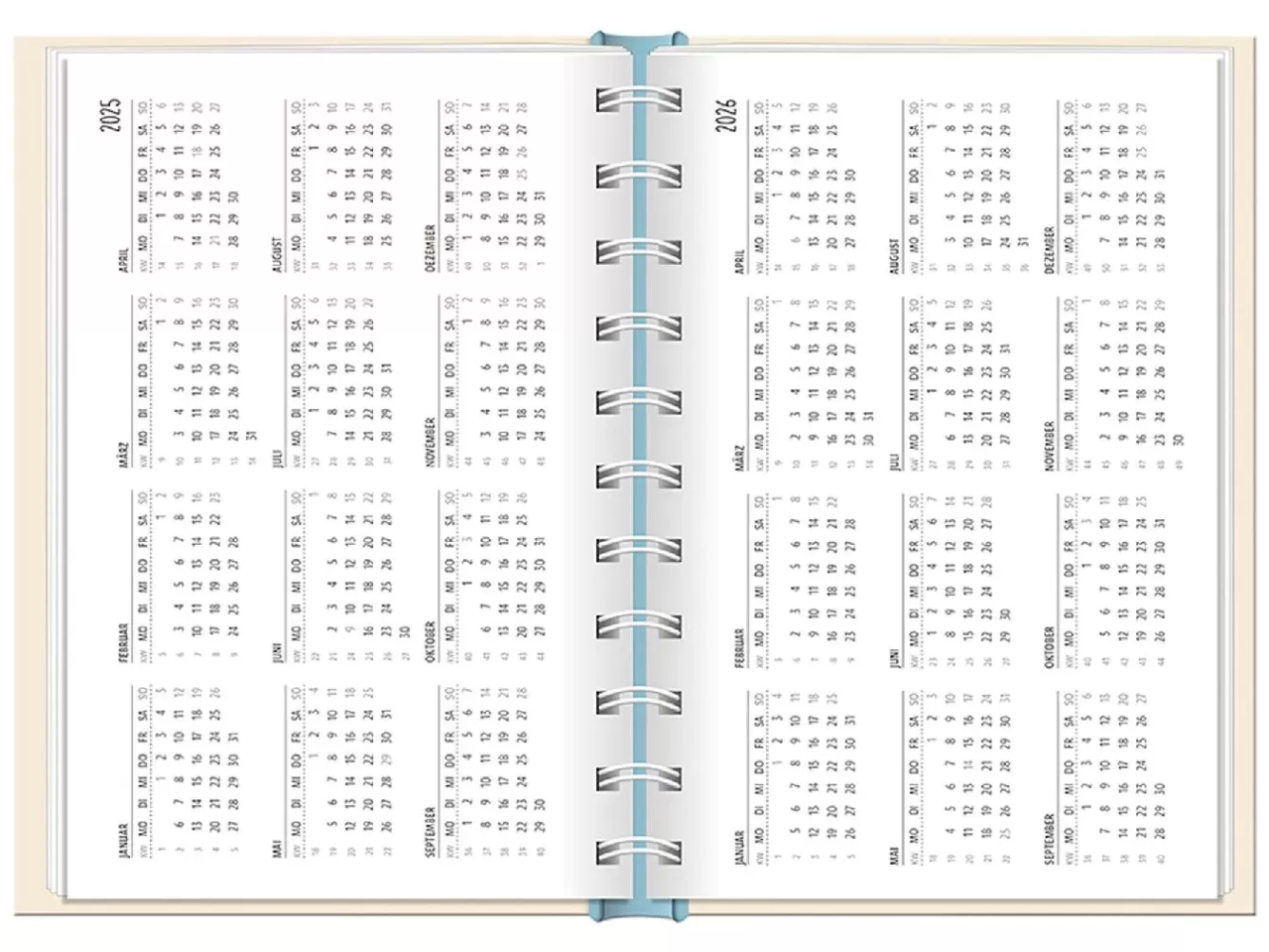 Kalender & Planer | Weihnachtsgeschenke>NANU-NANA Terminplaner 2025, Eine Brise Meer