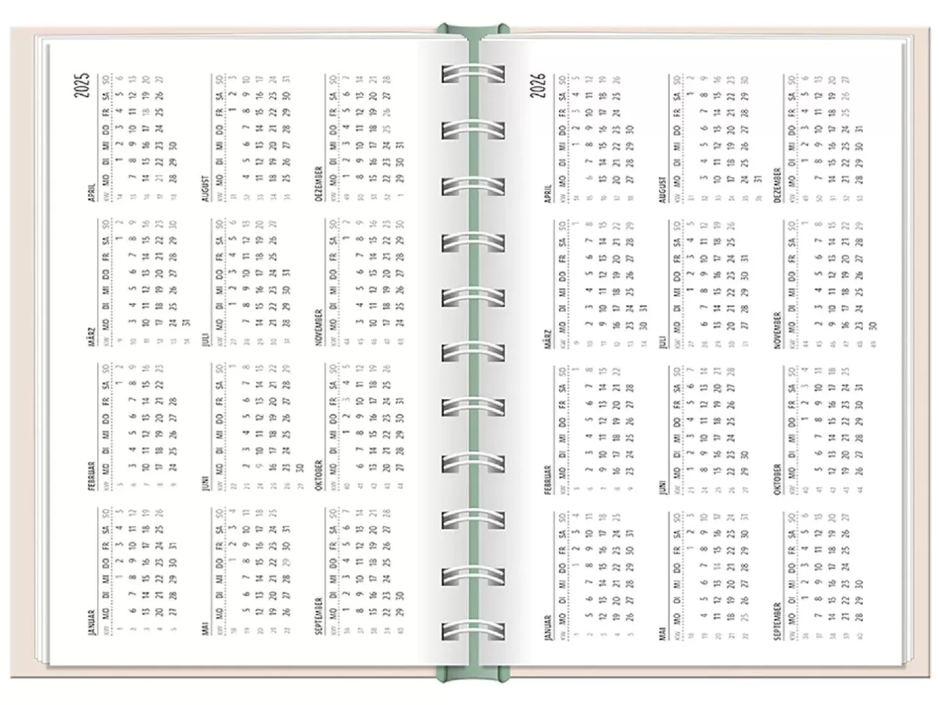 Kalender & Planer | Weihnachtsgeschenke>NANU-NANA Terminplaner 2025, Hallo Glück