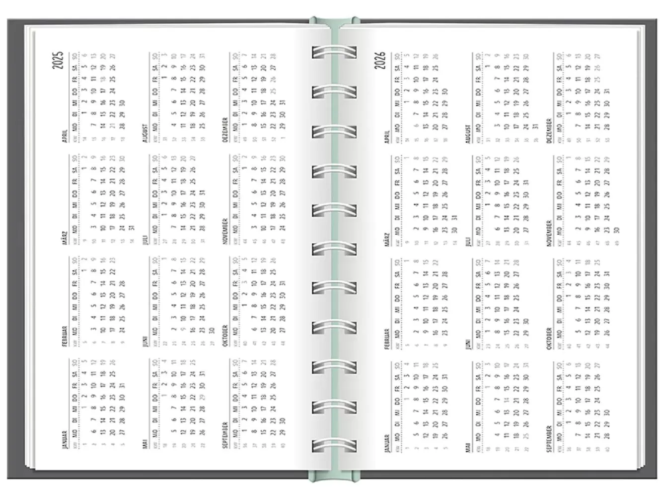 Kalender & Planer | Weihnachtsgeschenke>NANU-NANA Terminplaner 2025, Nimm Dir Zeit