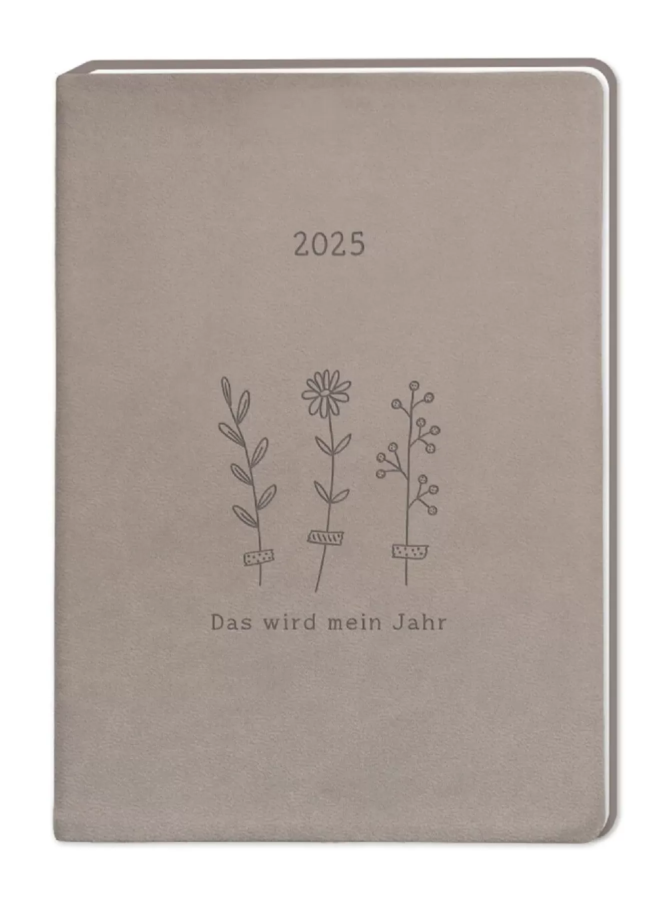 Kalender & Planer | Weihnachtsgeschenke>NANU-NANA Terminplaner Lederlook, 2025, Taupe