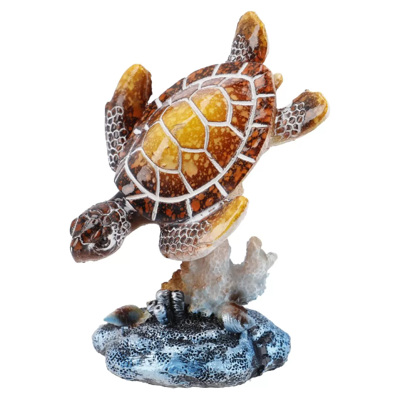 Figuren>NANU-NANA Tier See, Schildkröte/braun, Glänzend, 6 X 8 Cm