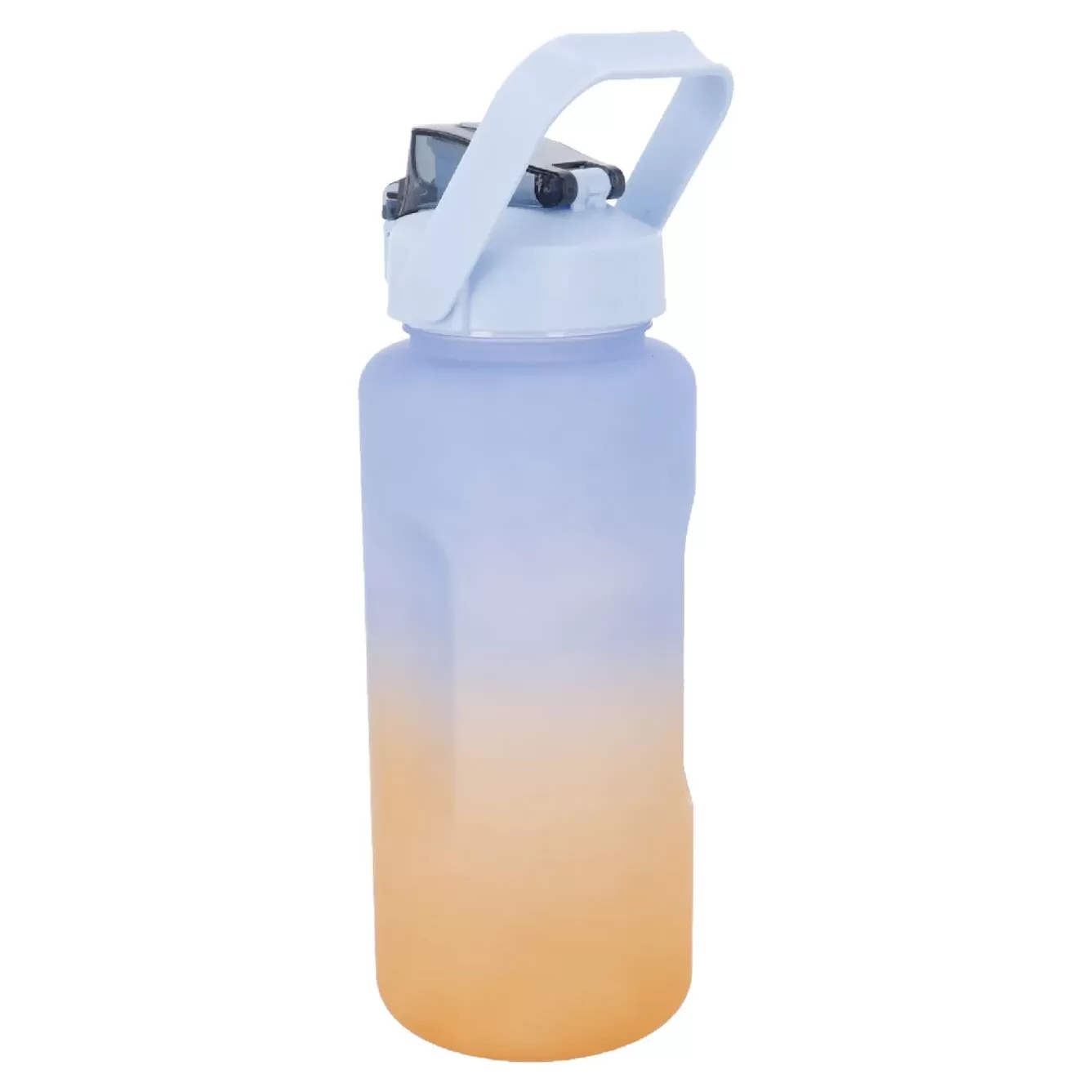 Küche>NANU-NANA Trinkflasche Motivation, Blau-orange, 2 L