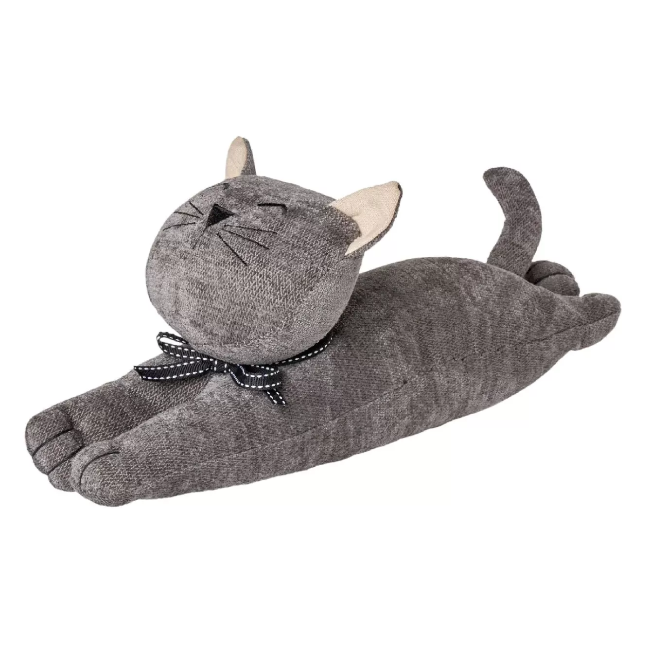 Deko-Objekte>NANU-NANA Türstopper Katze, Liegend/dunkelgrau, 38 Cm