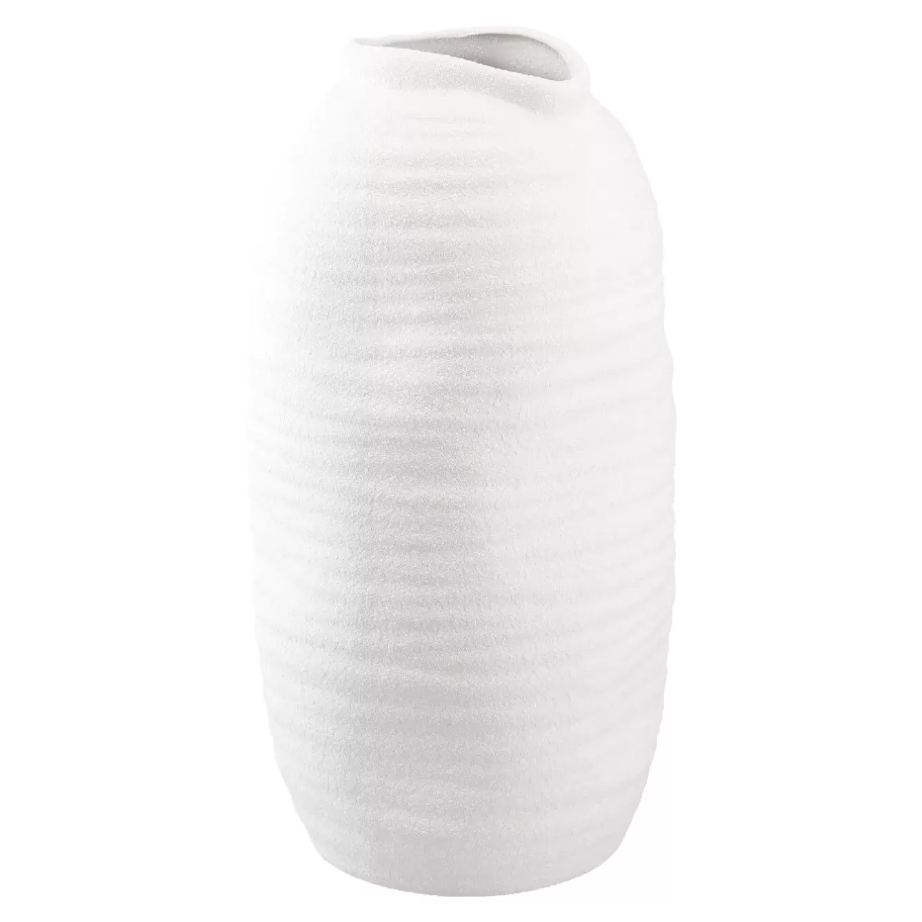 Vasen & Kunstblumen | Frühlingsdeko>NANU-NANA Vase Struktur, Weiß, 27 Cm