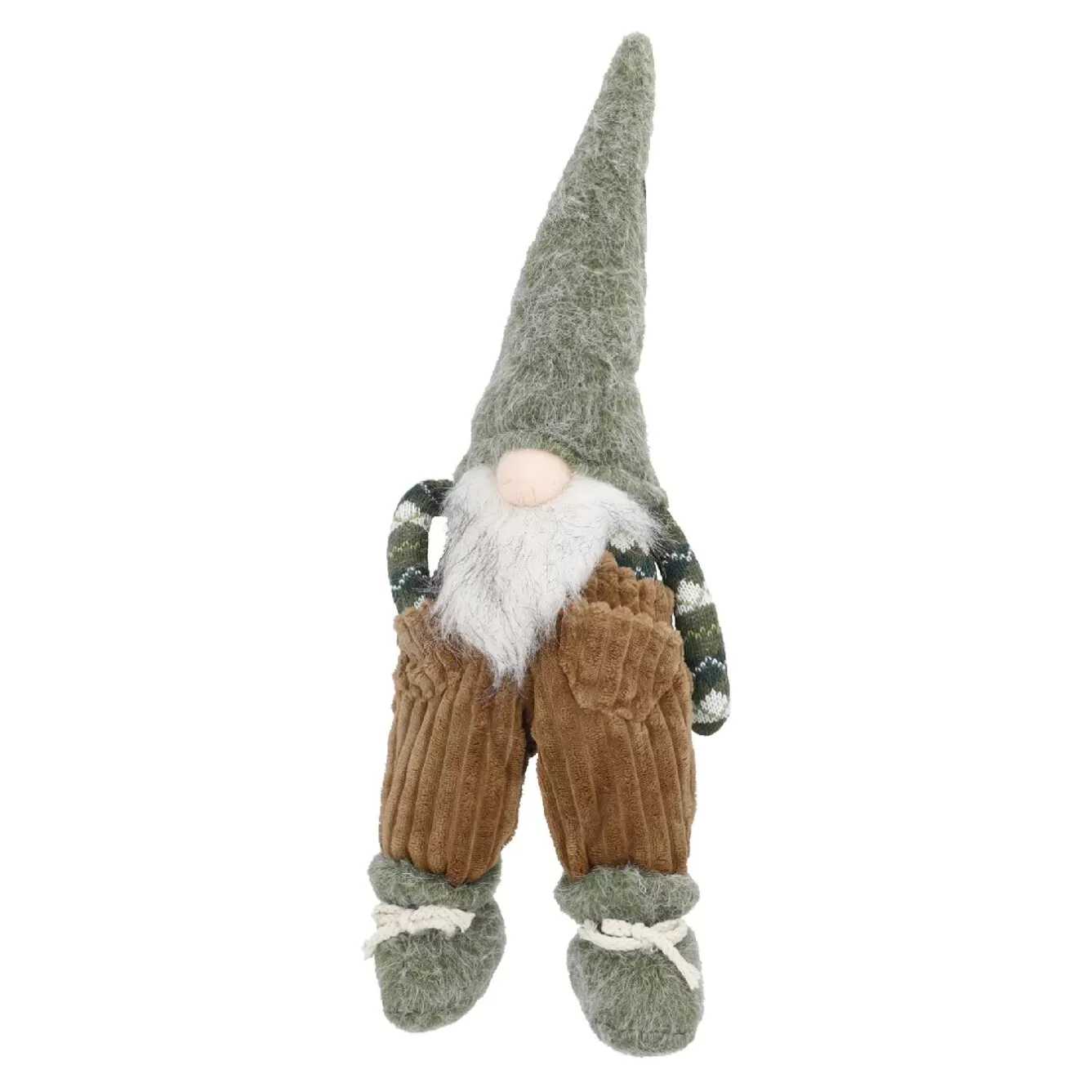 Geschenkverpackungen | Weihnachtsdeko>NANU-NANA Wichtel Hosentaschen/Schleife, Grün, 38 Cm